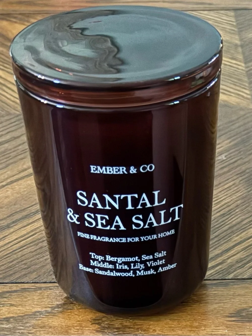 Ember & Co. Santal & Sea Salt Scented Candle - NEW